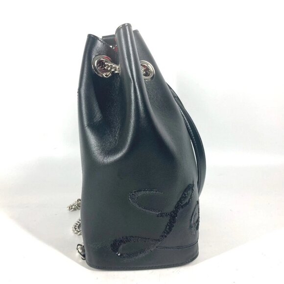 Christian Louboutin Sequin logo MARIE JANE Backpack Bag Chain Backpack main image 11